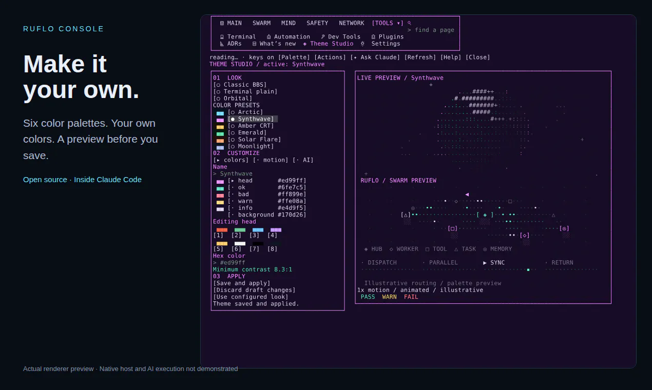 Ruflo Console screenshot 6