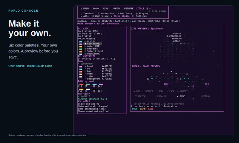 Ruflo Console screenshot 6