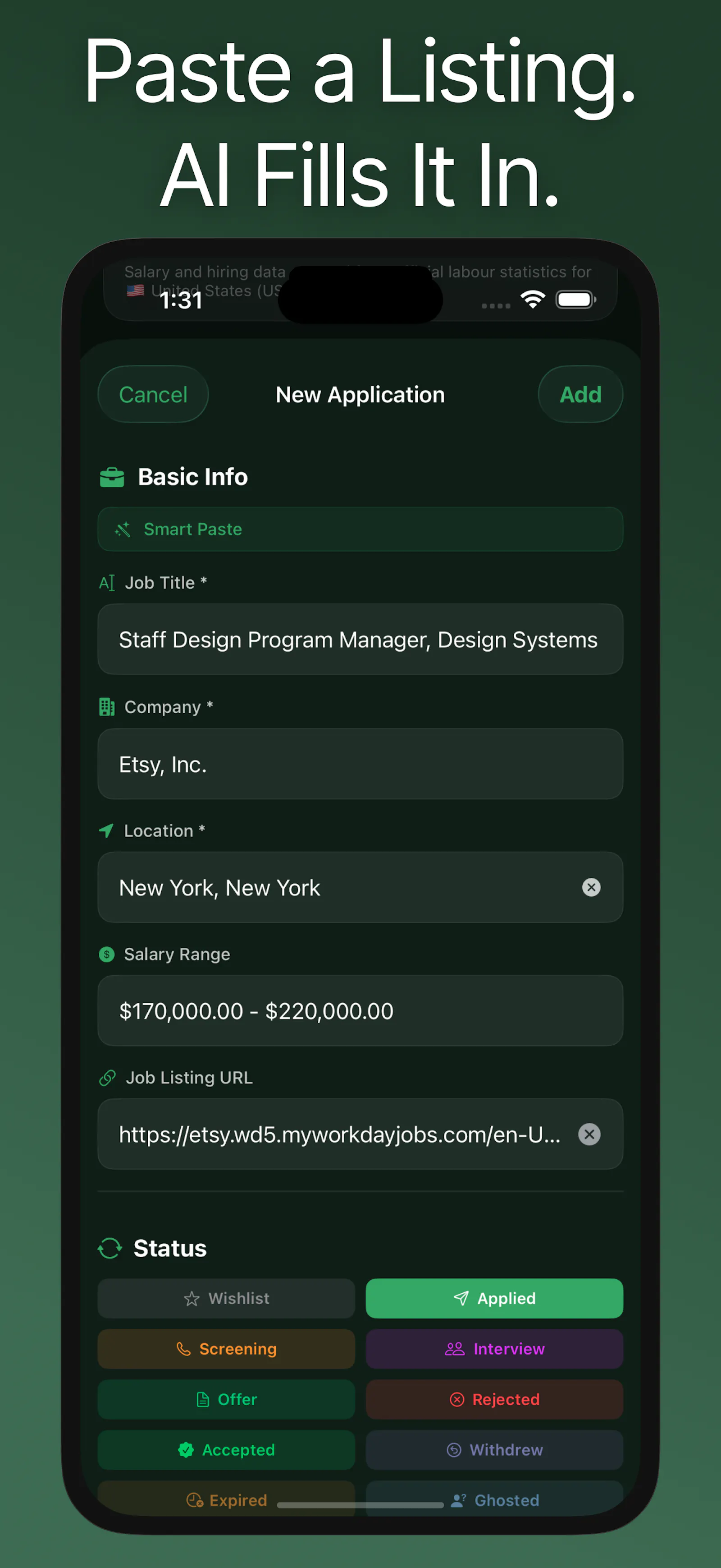 Jobflo screenshot 2