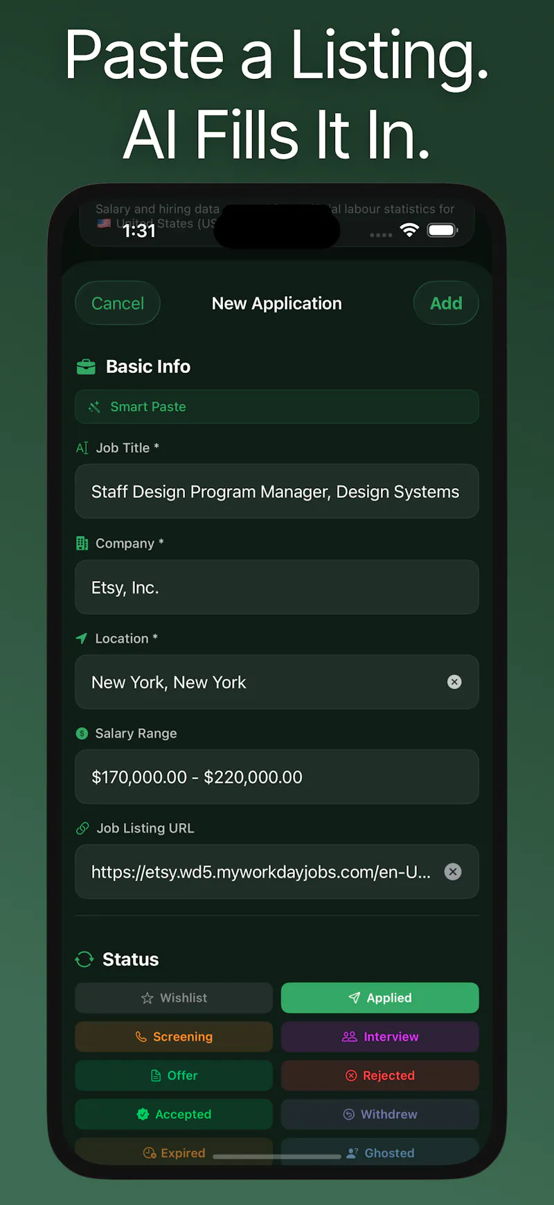 Jobflo screenshot 2