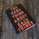 The Hard thing about Hard Things