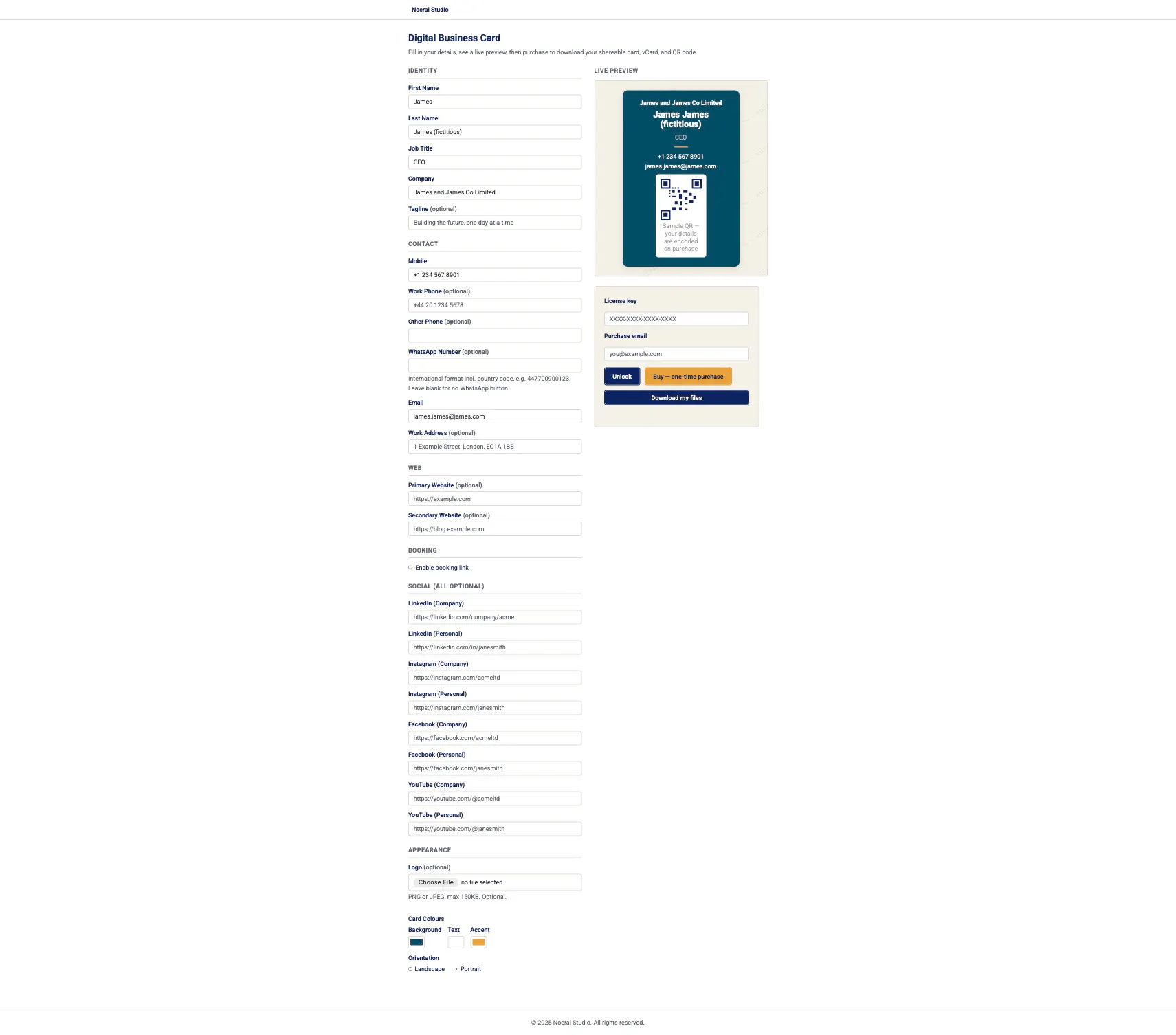 Nocrai Digital Business Card gallery image