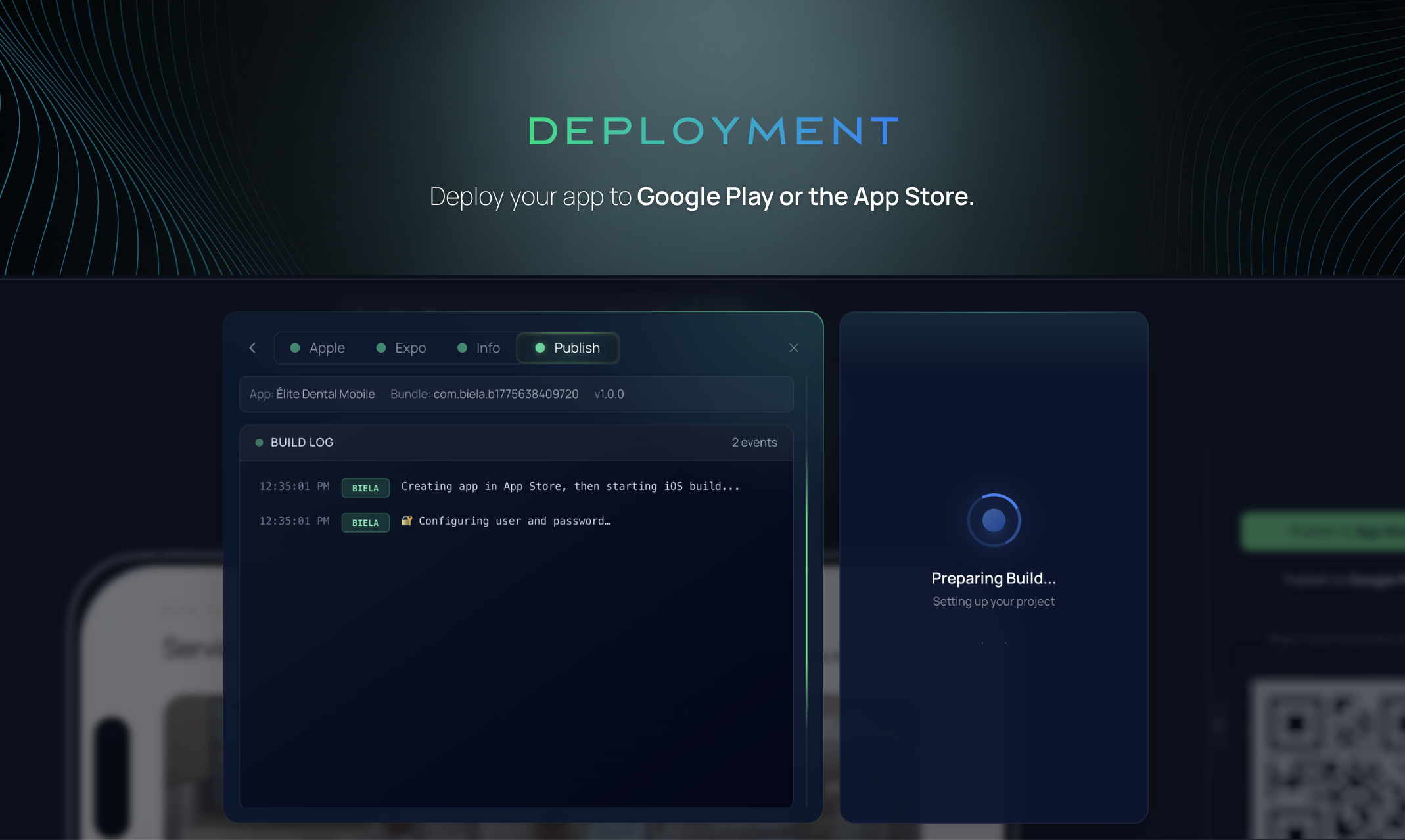 Biela.dev Mobile gallery image