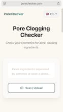Pore Clogging Ingredients Checker gallery image