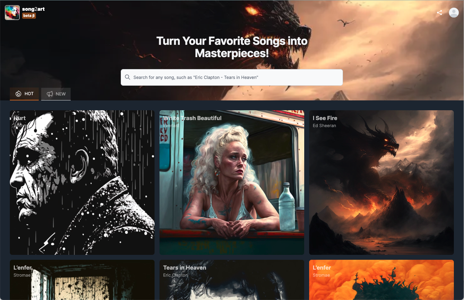 Song2art - Convierte tus canciones favoritas en obras maestras aprovechando AI media 1
