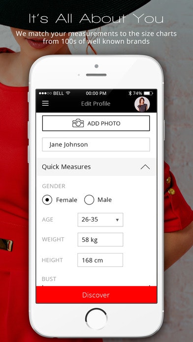 EyeFitU - Fashion sizing available today! gallery image