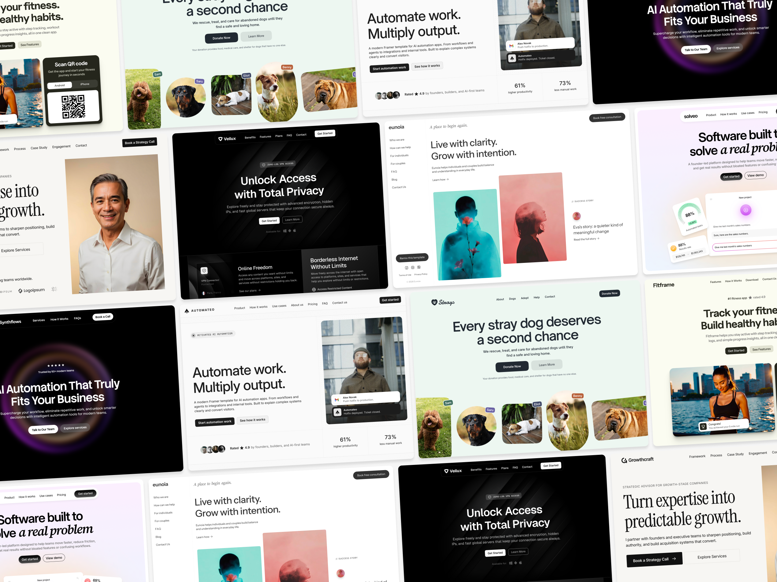 Free Framer Templates by Damir Cosic gallery image