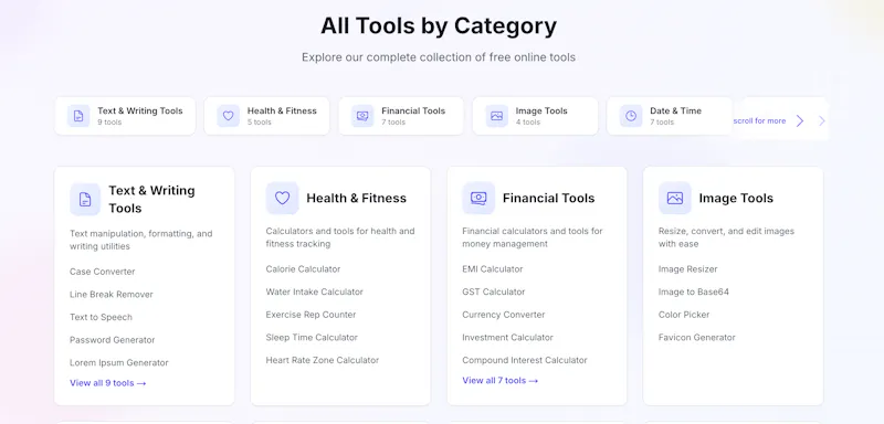 TiniTools screenshot 2