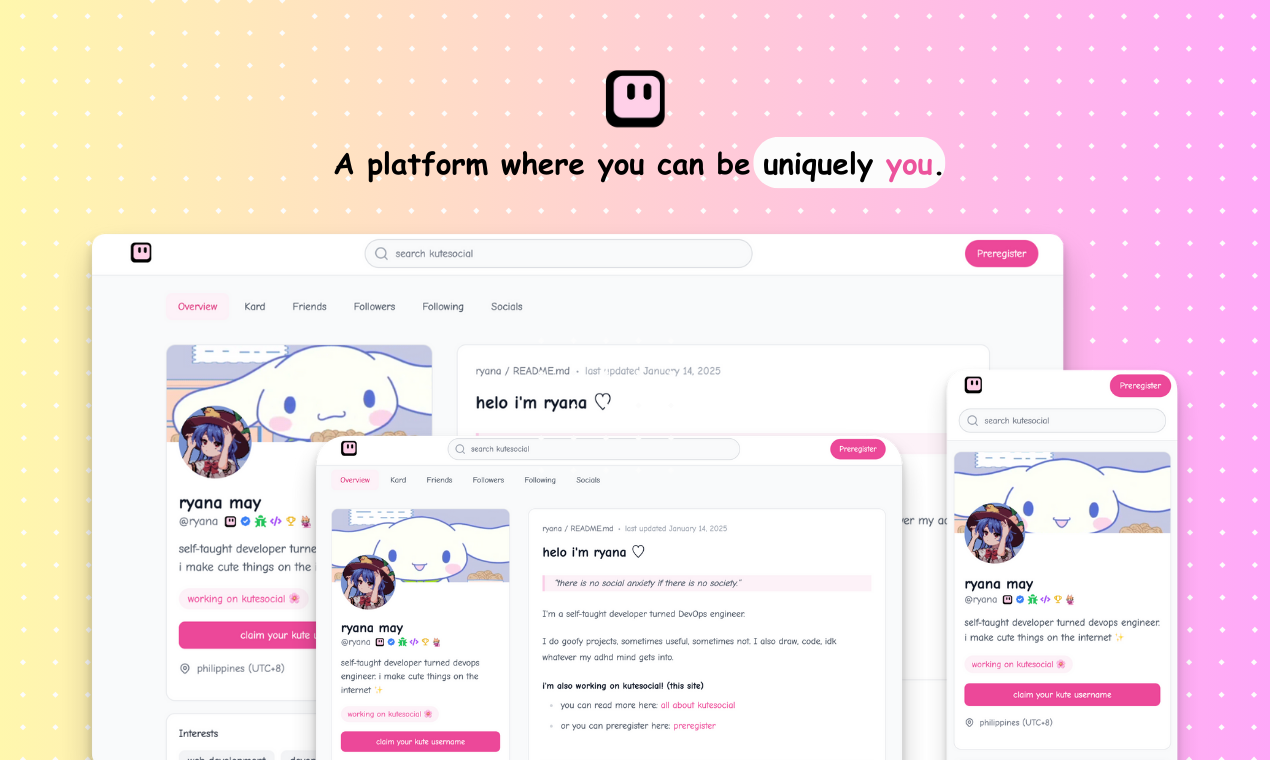 Kutesocial media 1
