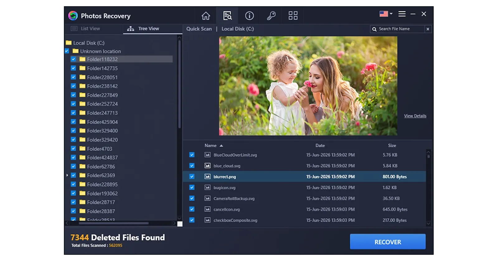 Photos Recovery screenshot 1