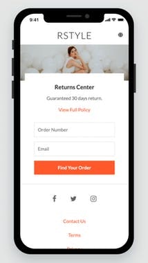 Returns Center gallery image