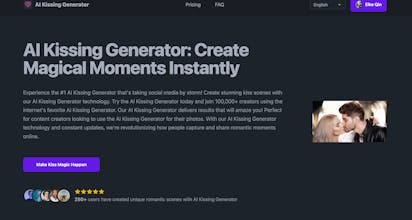 AI Kissing Generator gallery image