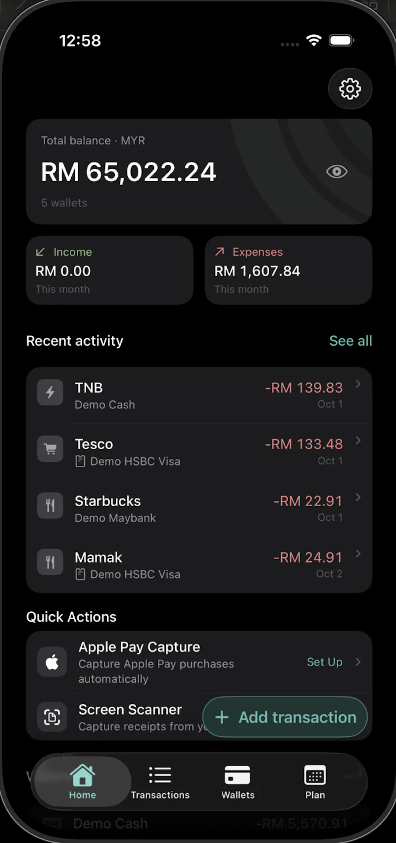 DuitPulse screenshot 1