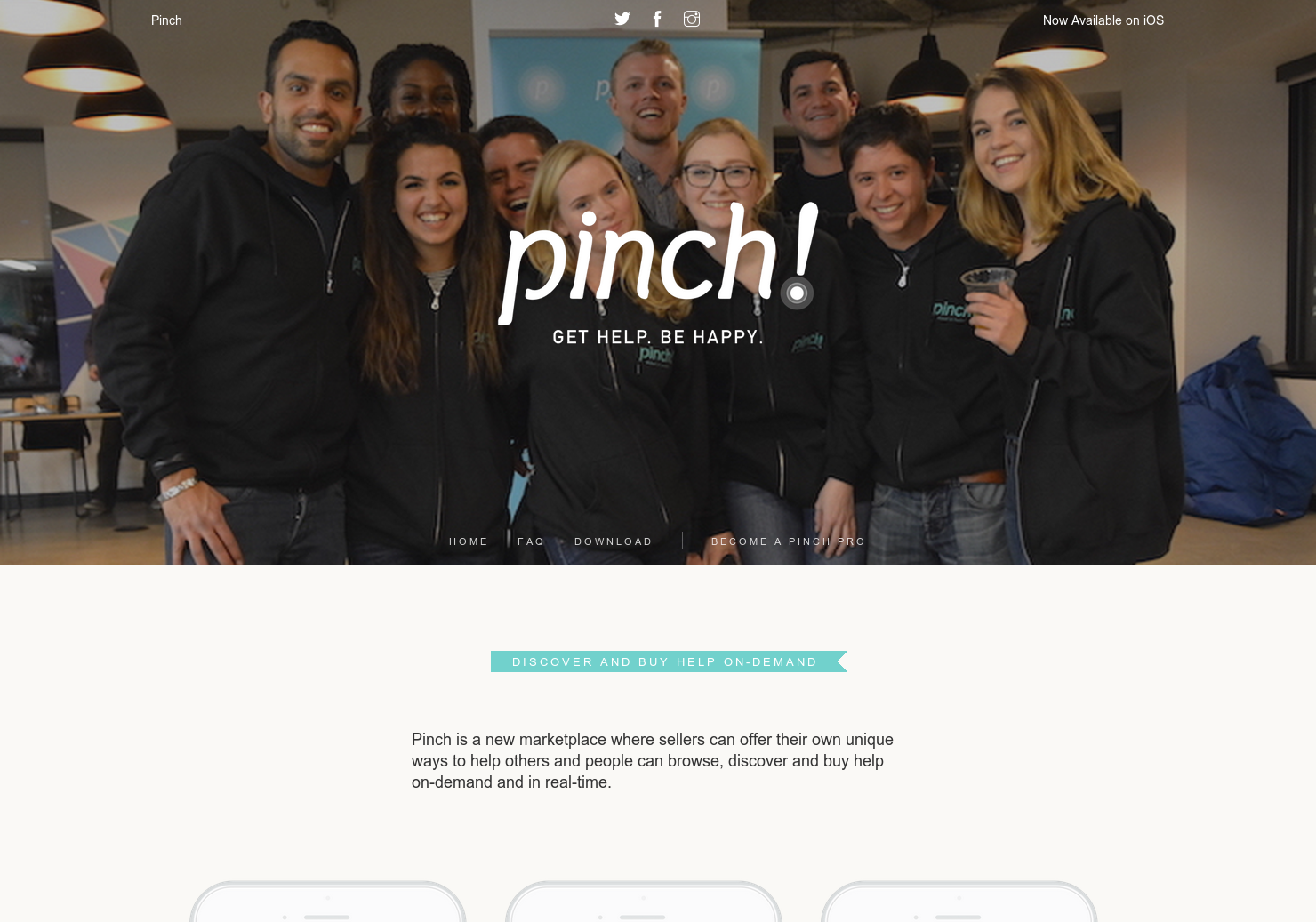 Pinch - Get Help. Be Happy. gallery image