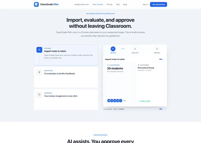 ClassGrade Pilot screenshot 2