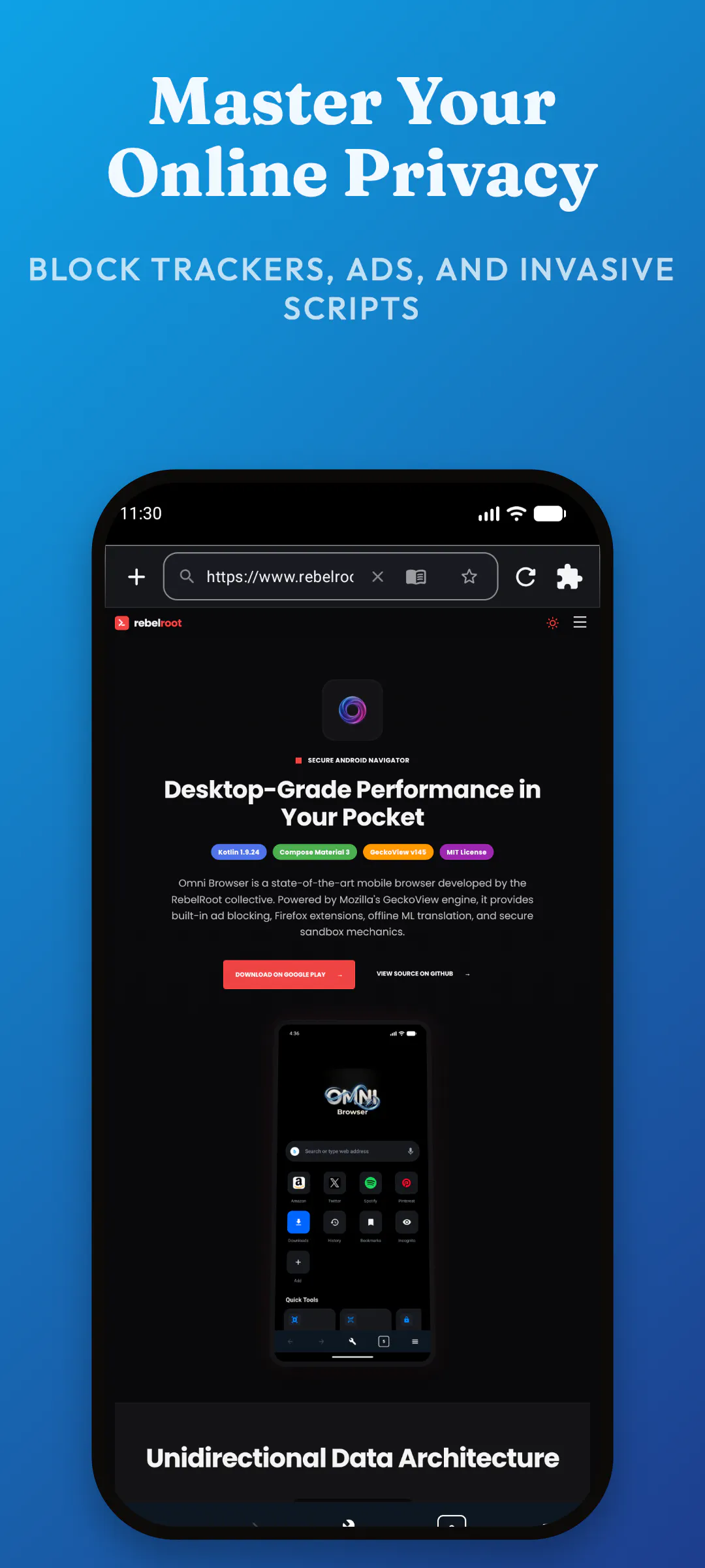 Omni Browser gallery image
