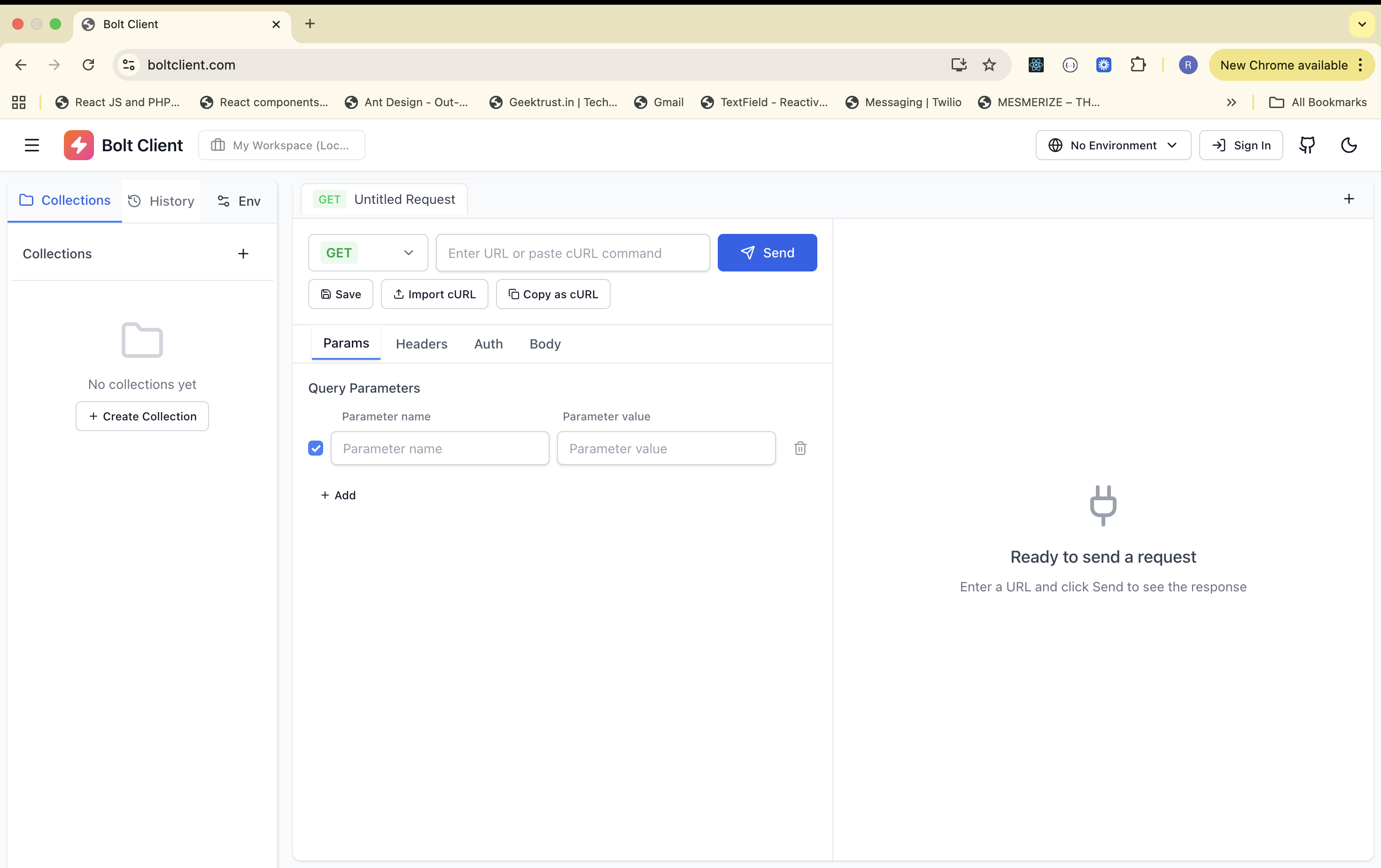 Bolt Client - Main product screenshot demonstrating key features and user interface