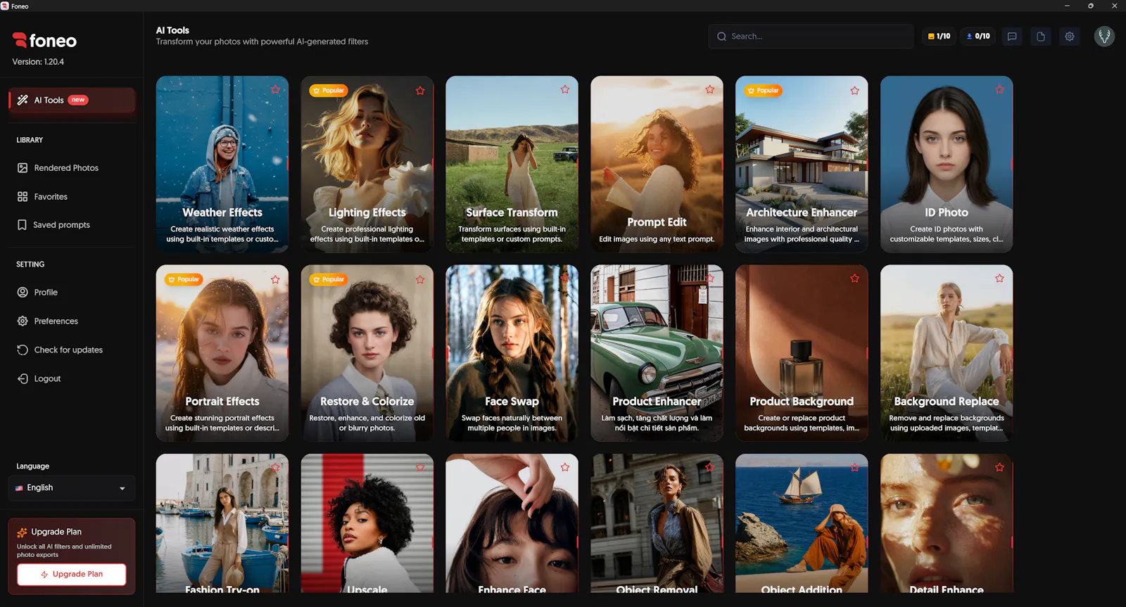 Foneo - AI Photo Editor screenshot 1