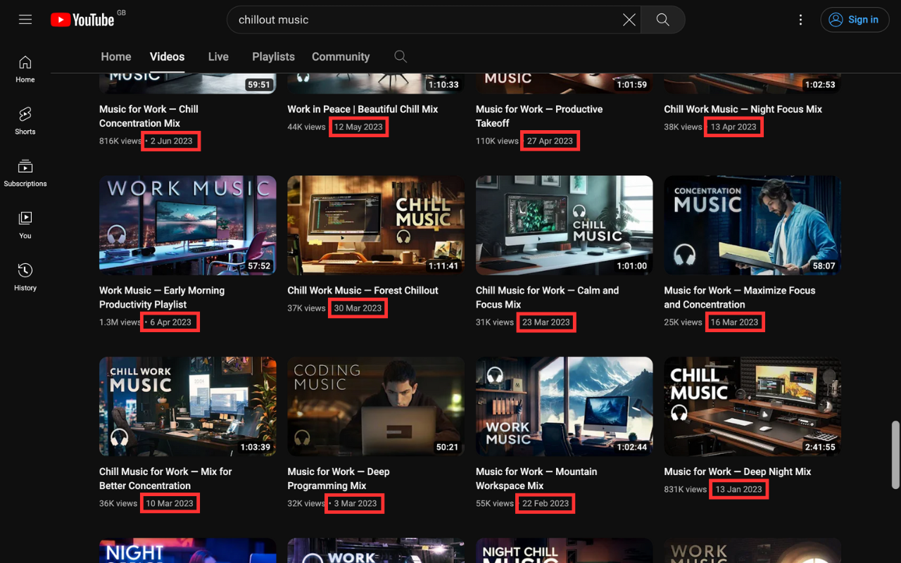 Media Tunjukkan tarikh muat naik video YouTube - Tunjukkan tarikh penuh di YouTube dan bukannya "1 tahun yang lalu", dll. 2