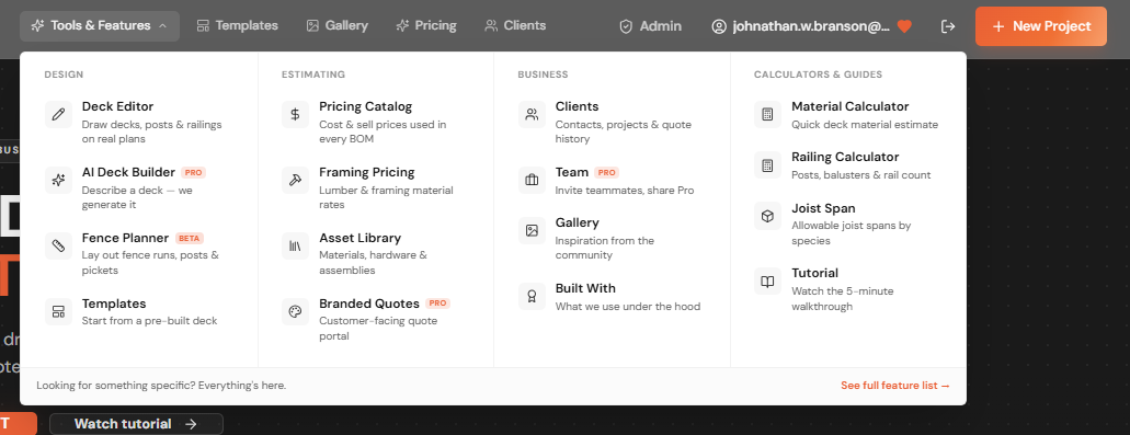 DeckPlan Pro gallery image