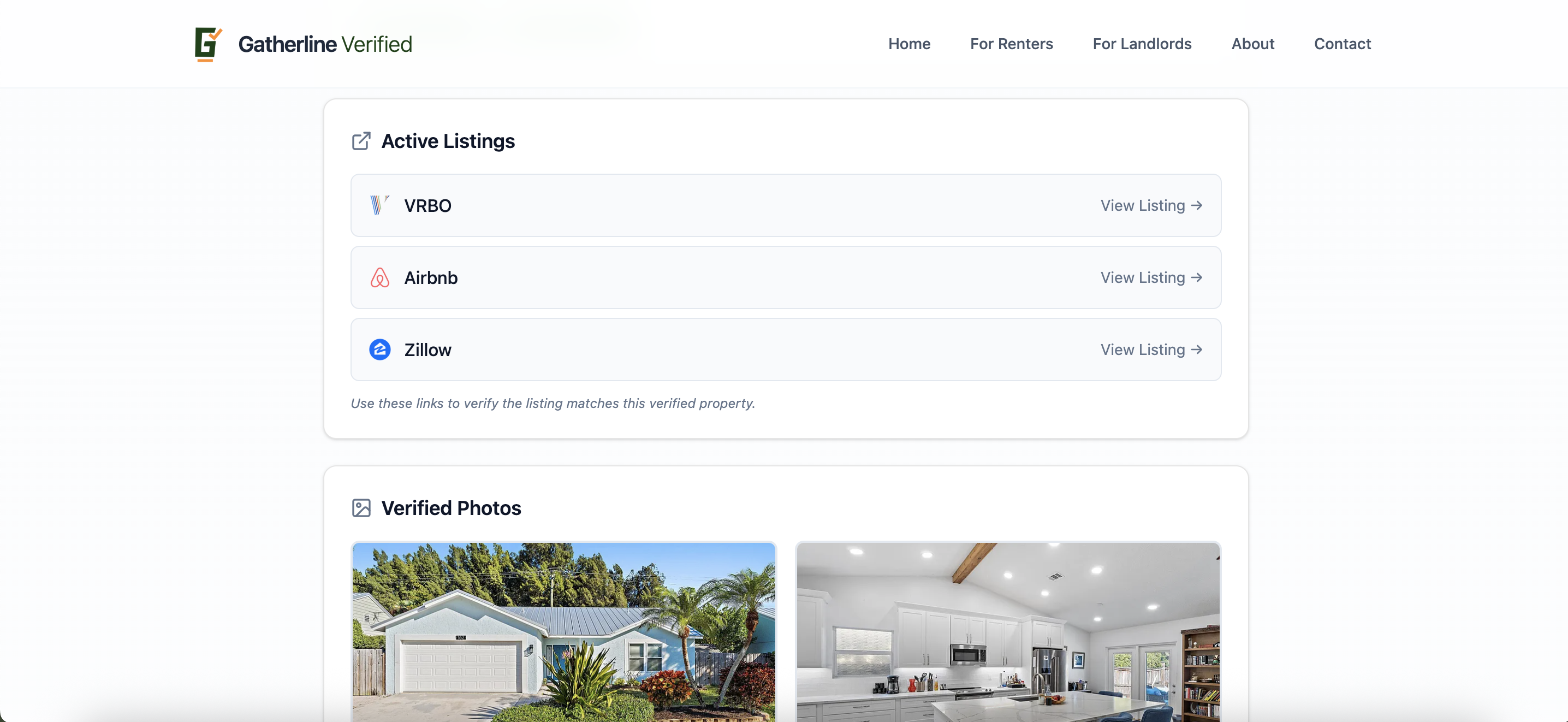 Gatherline Verified - Screenshot 4 showing product features and functionality