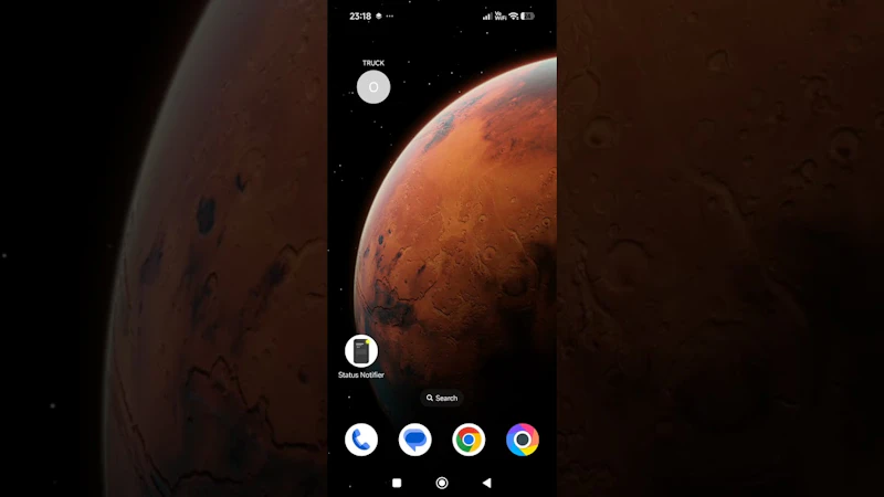 Status Notifier screenshot 1 (video preview)