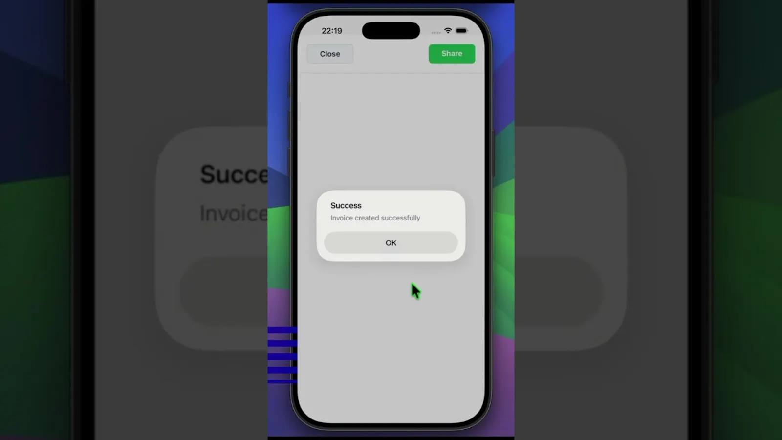 Invoiciz screenshot 1 (video preview)
