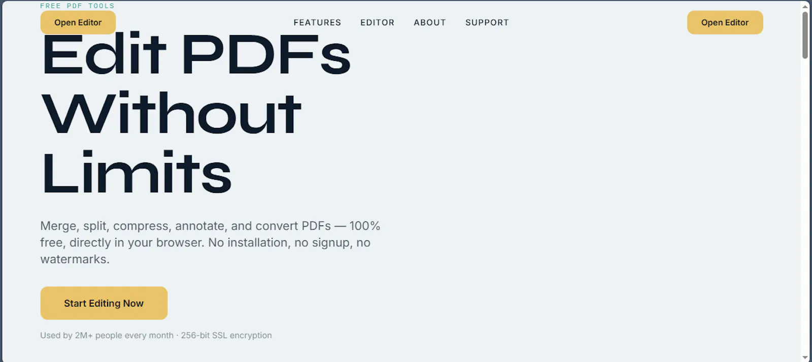 PDF Editor Pro — Edit PDF Files Free, screenshot 1