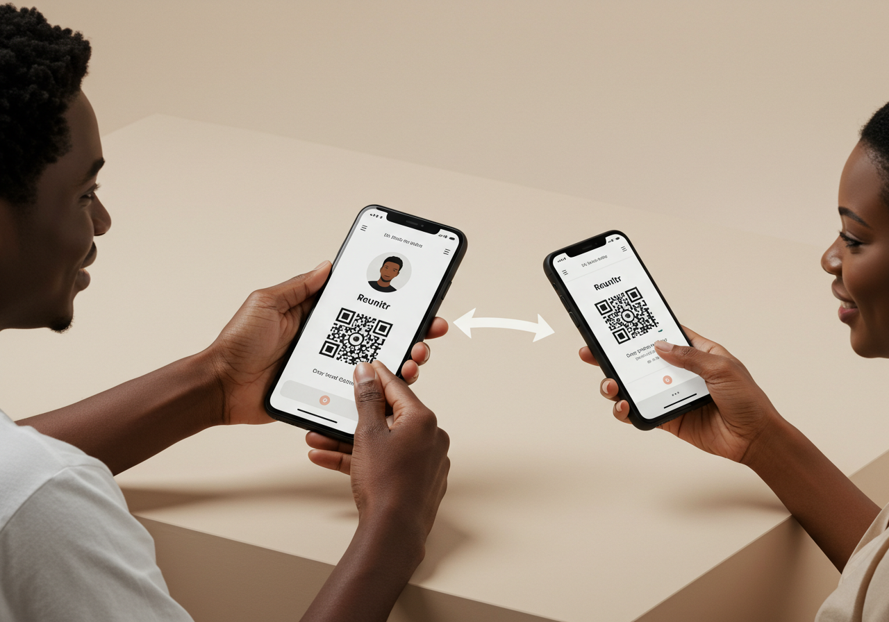 Reunitr - 스마트 QR 코드와 관련된 것과 재결합하고 연결 미디어 1