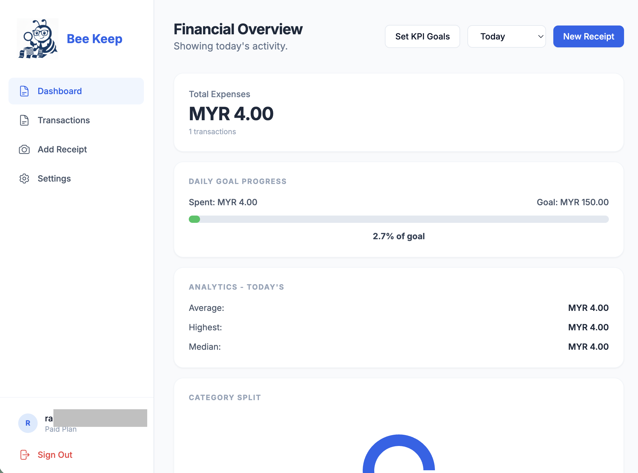 Bee Keep - Screenshot 3 showing product features and functionality