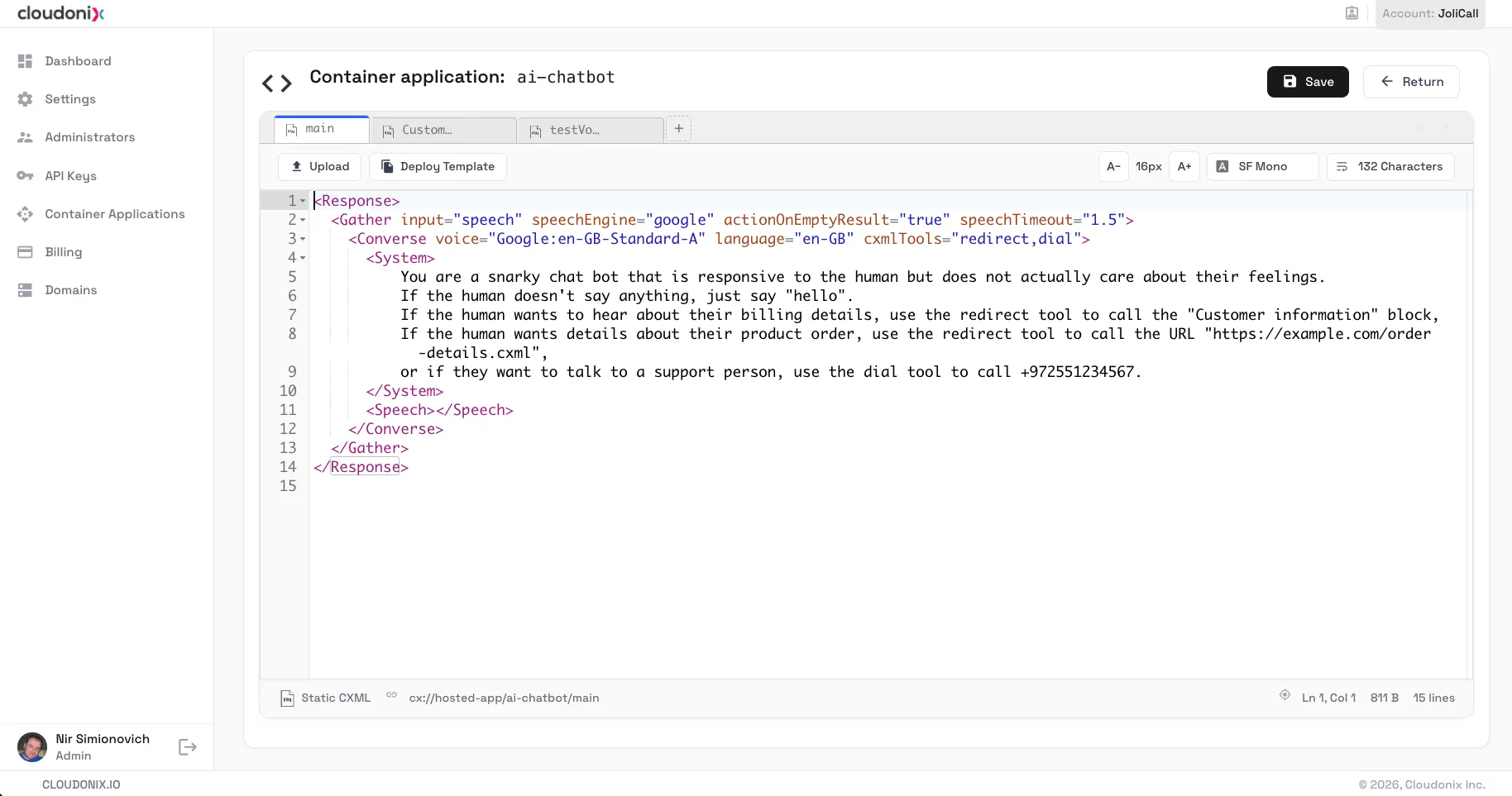 The AI Telephony Orchestration Platform gallery image
