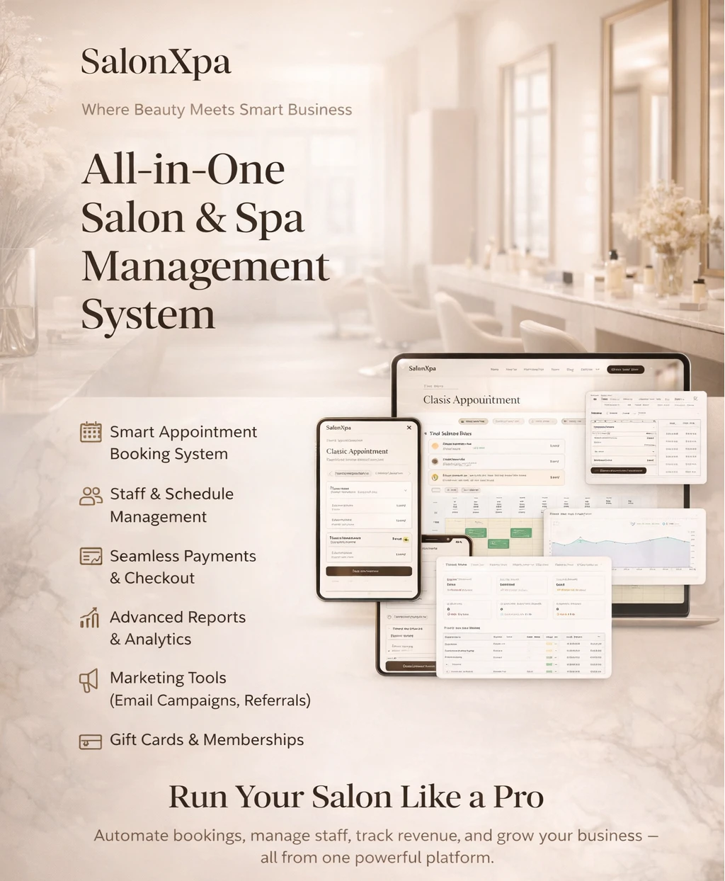 SalonXpa — Own Your Salon Software