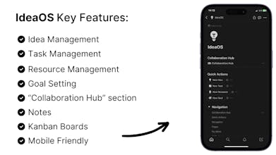 IdeaOS: Idea Organizer - Notion Template gallery image