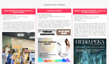 Latest Events in Minsk gallery image