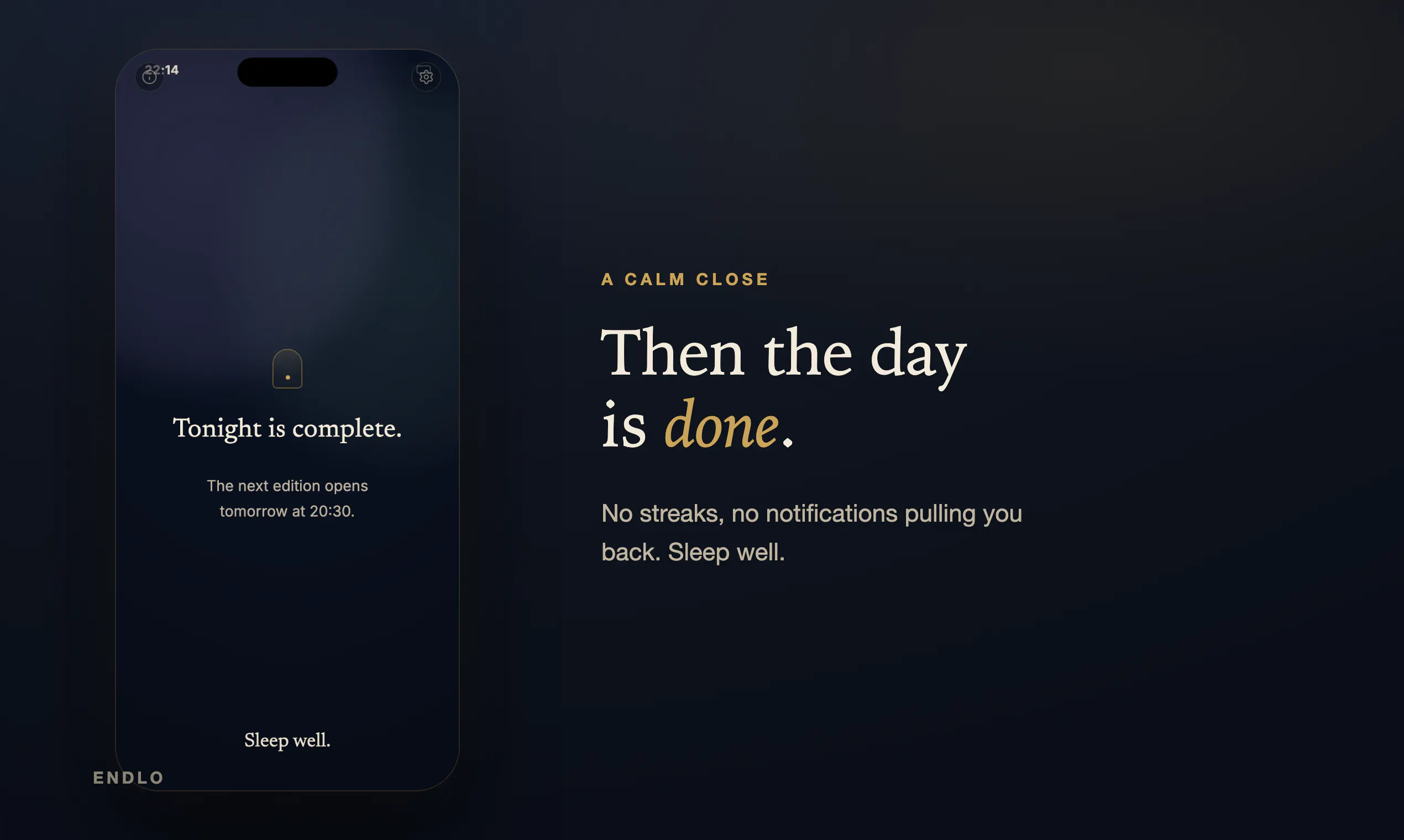 Endlo — five nightly reads that end gallery image