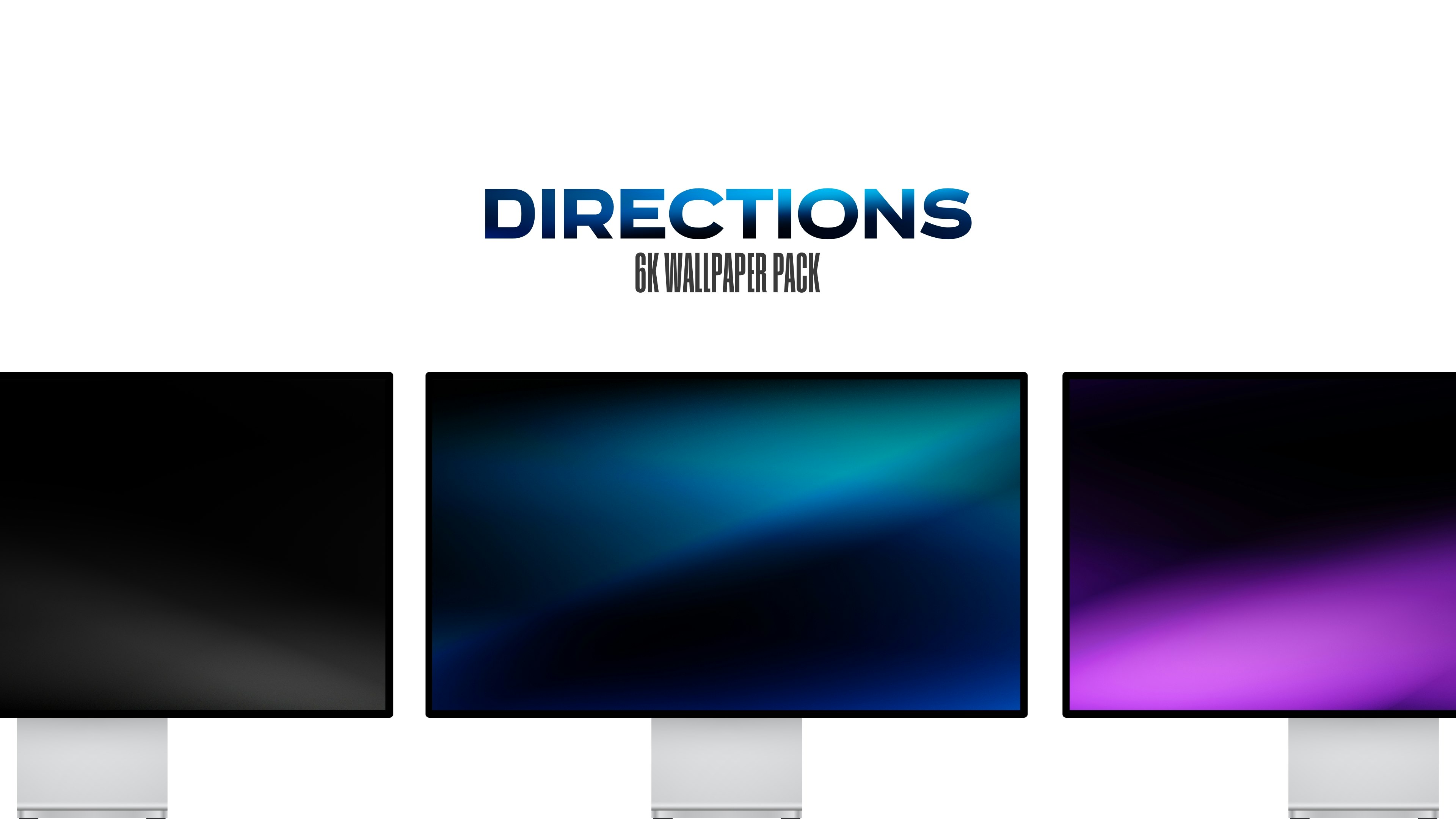 PAQUETO DE 6K DE INSTRUCCIONES PARA PRODISPLAY XDR - Fondos / vibraciones mínimas de 6K de alta resolución media 1