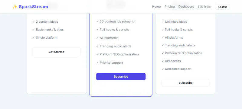 SparkStream screenshot 2