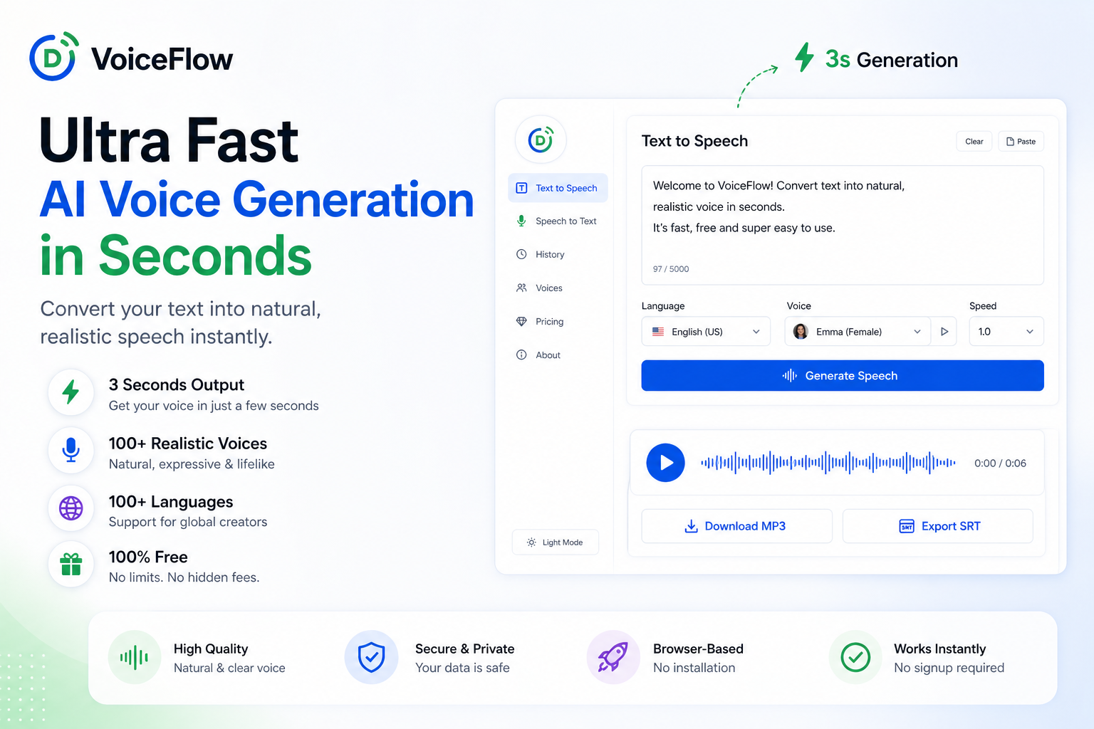 Instant AI Voice  for Everyone gallery image