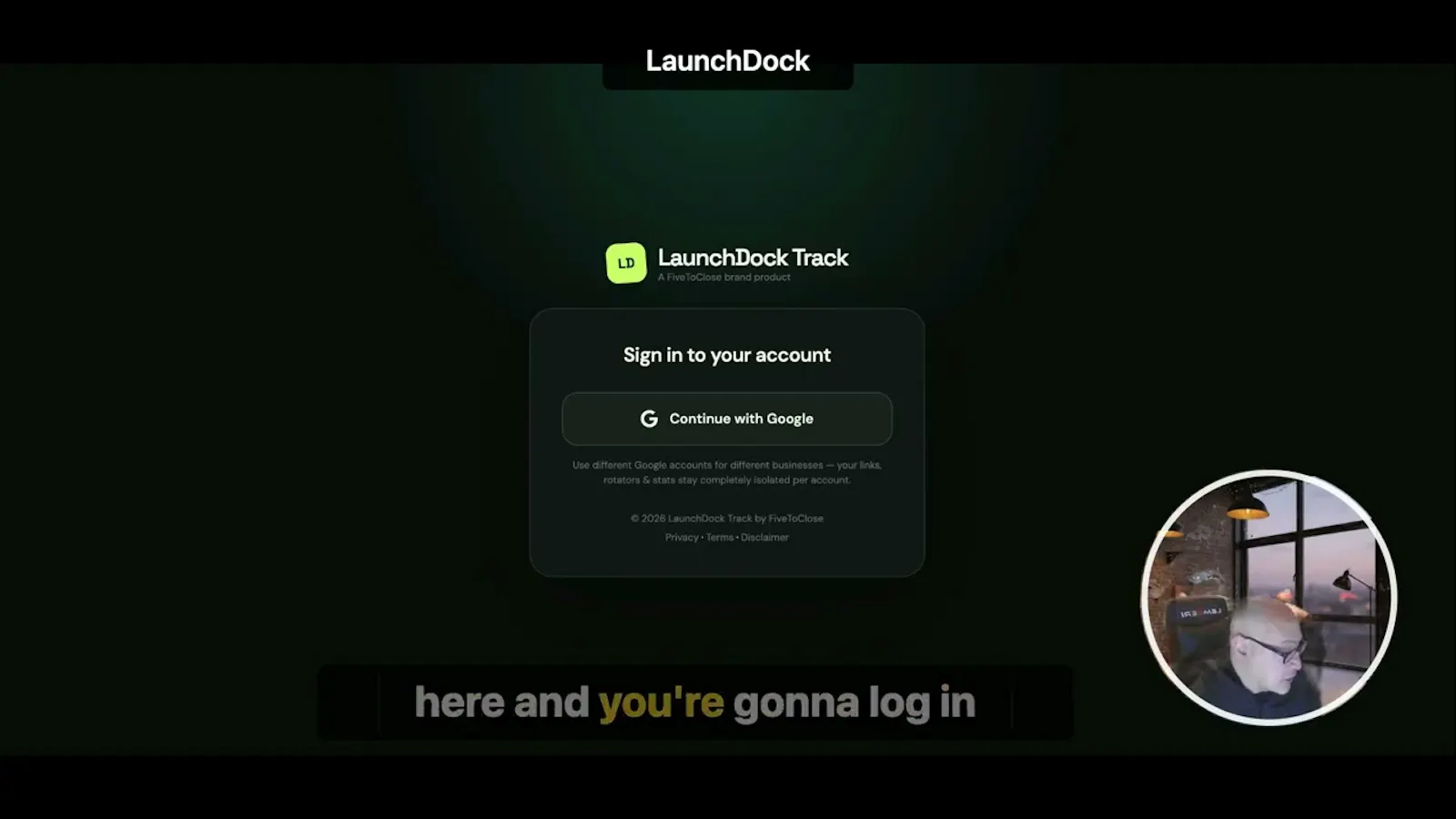 LaunchDock screenshot 1 (video preview)