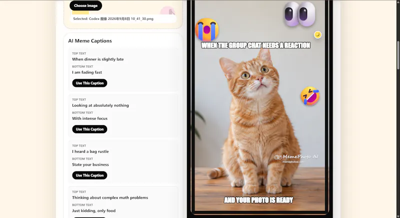 MemePhoto AI screenshot 3