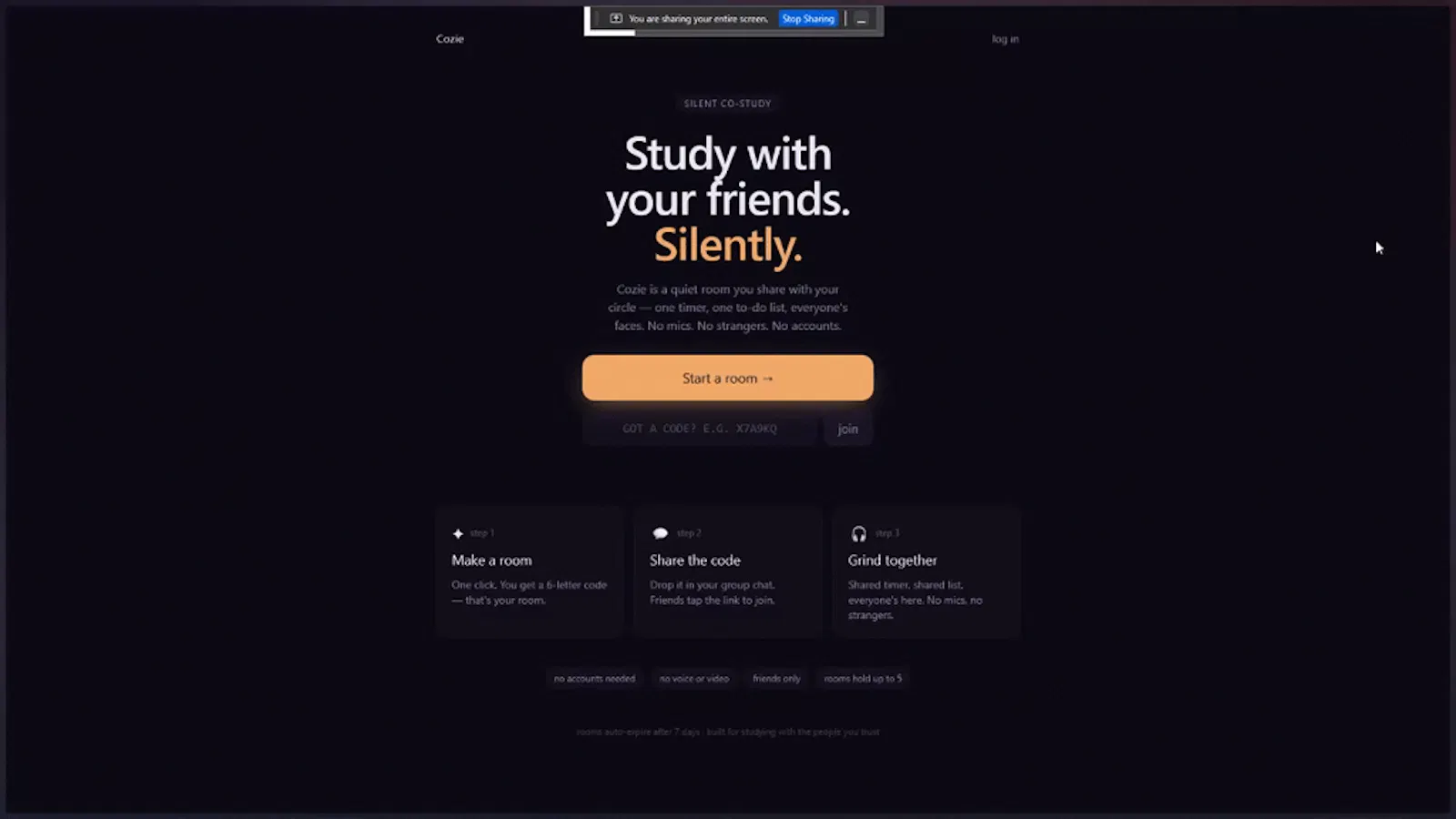 Cozie screenshot 1 (video preview)
