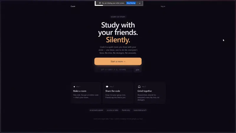 Cozie screenshot 1 (video preview)