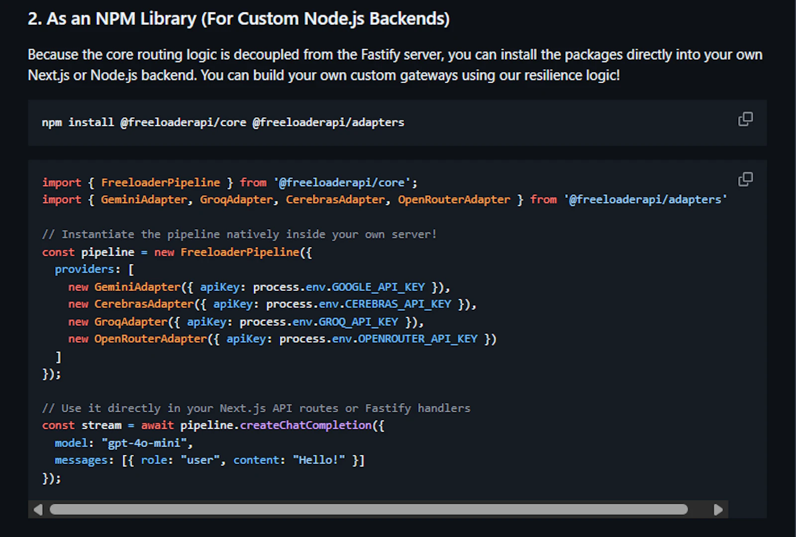 Freeloader screenshot 2