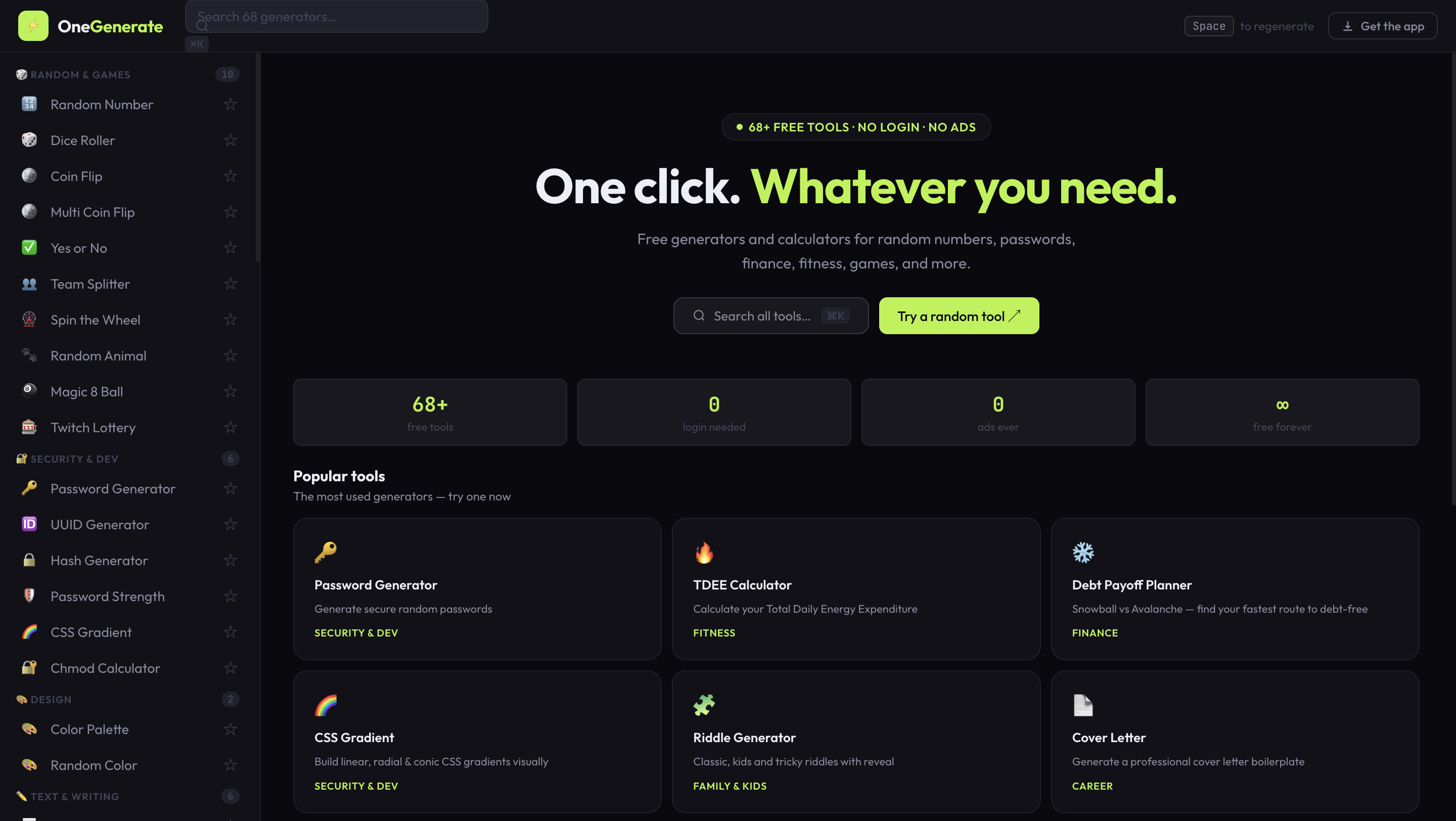 OneGenerate gallery image