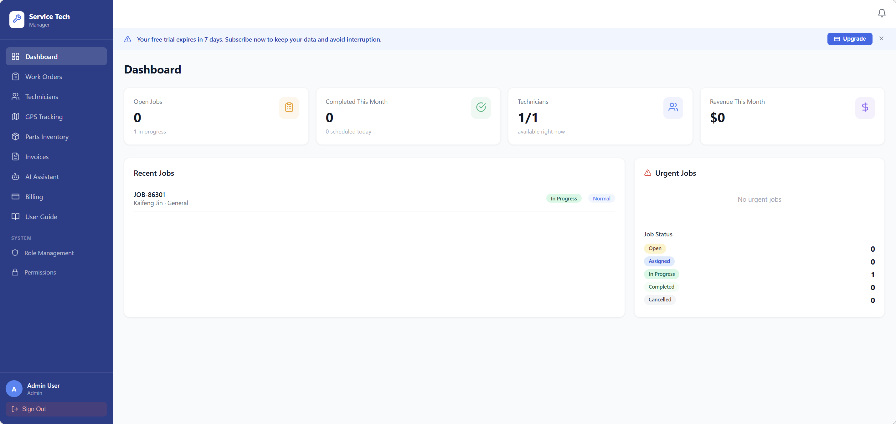 Service Tech Manager gallery image