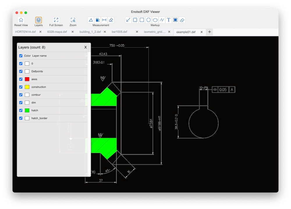 Enolsoft DXF Viewer gallery image