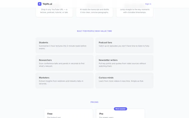 YepIts.ai screenshot 2