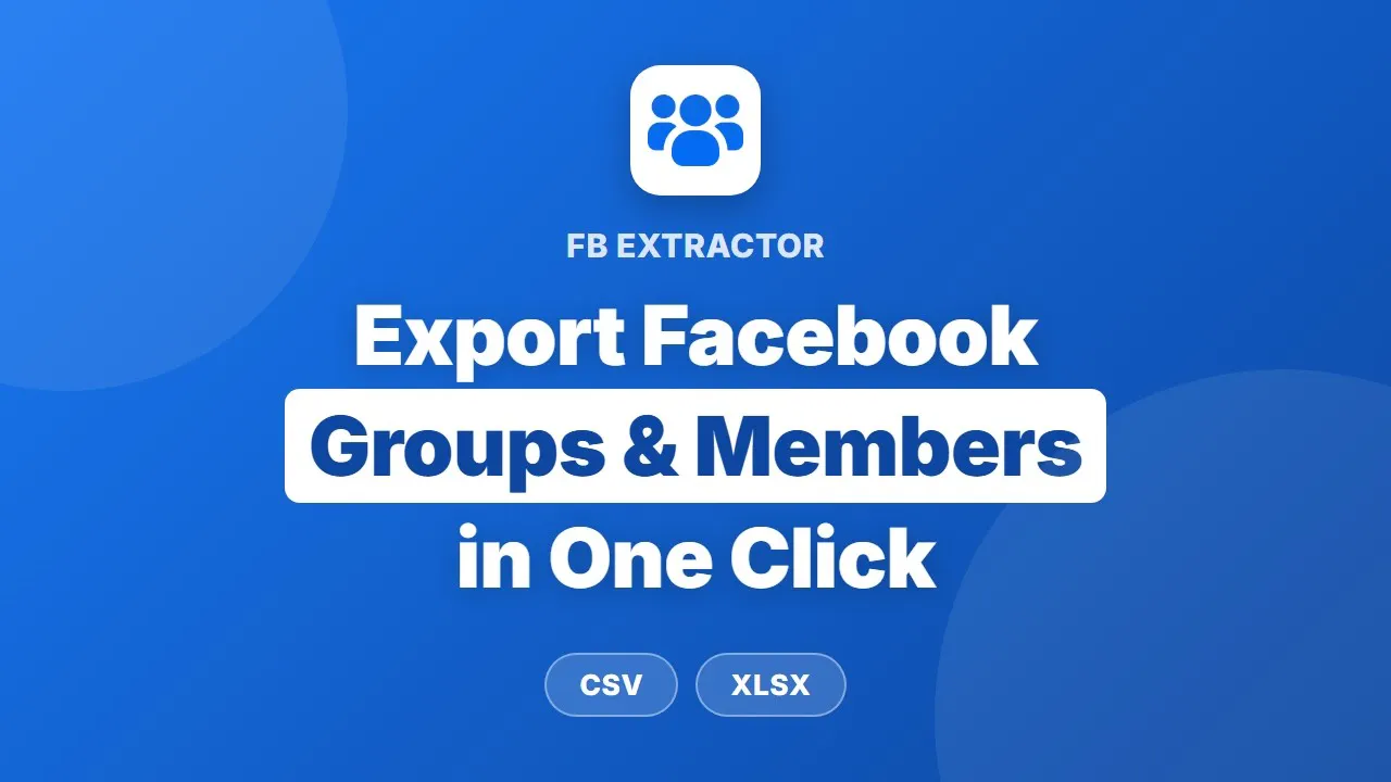 FB Extractor — Chrome Extension gallery image