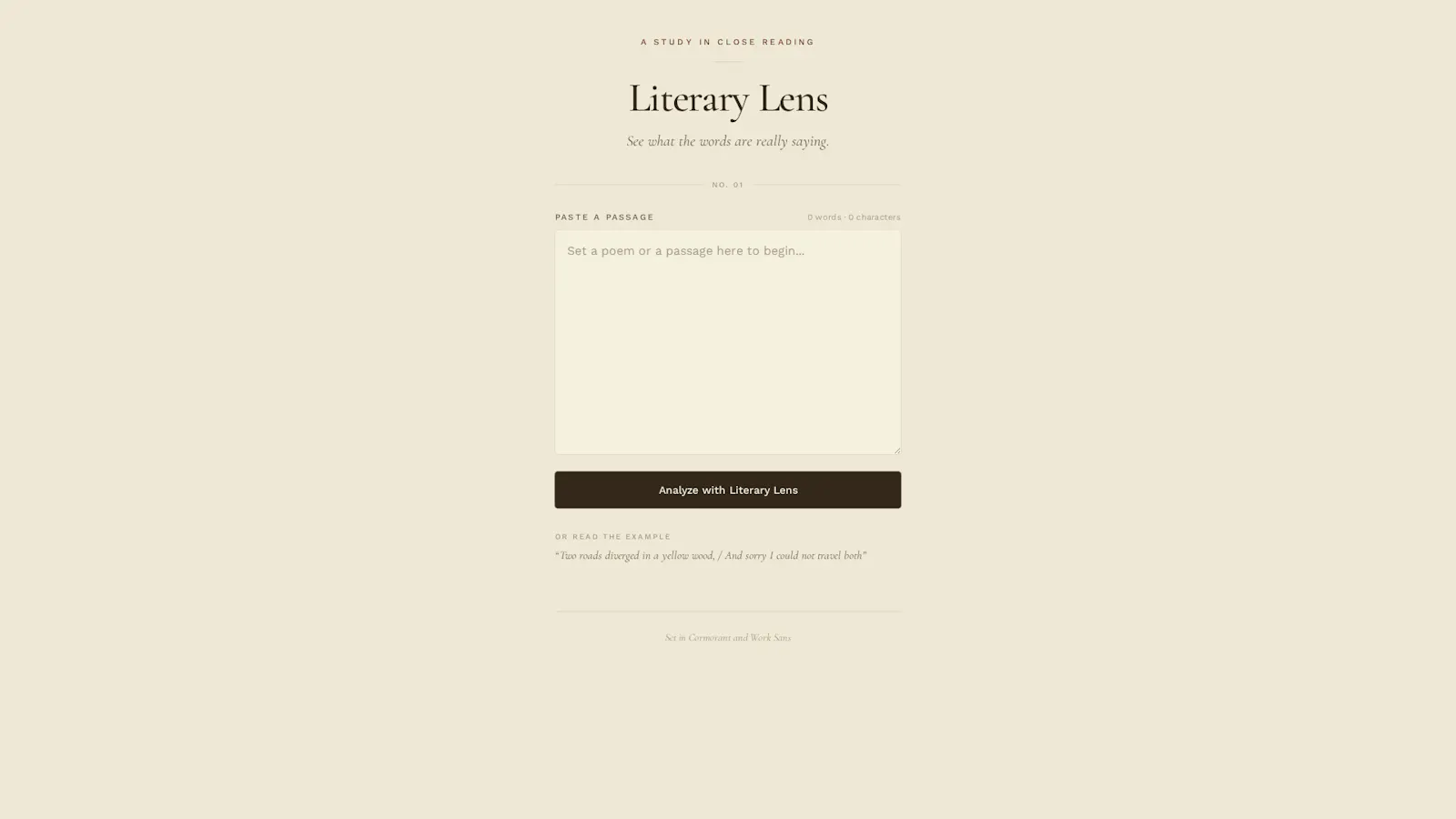 Literary Lens screenshot 1