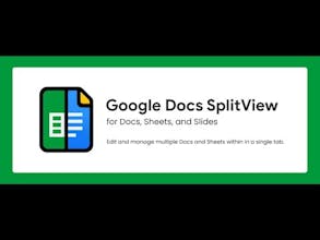 Google Docs SplitView gallery image